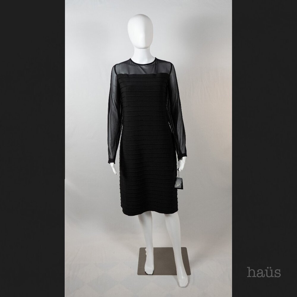 Adrianna Papell Long Sleeve Midi